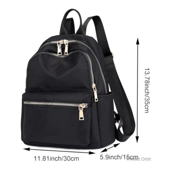 Anti-Theft Mini Backpack Purse, Water-Resistant Oxford Cloth, 15L Travel Daypack main image 6